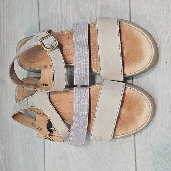 Born Women's Leather Strappy Sandals Shoes Sz 8.5 - Picture 2 of 11